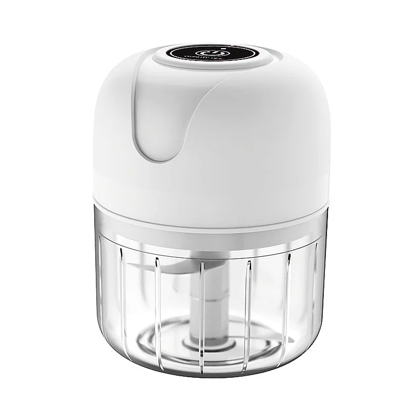 Mini Processador Elétrico: Moedor de alimentos recarregável USB