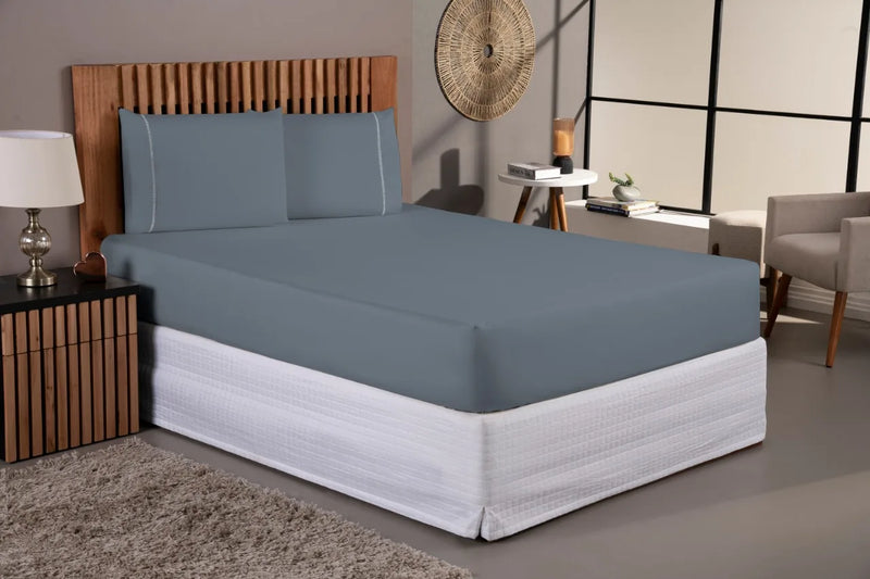3 Pieces 400 String Set Sheet Set Set Set Set String Single Queen Queen King with Pillowcases
