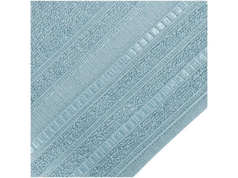 Delicata Garden Blue Satin 4 Pieces Atlantic Bath Towels Set