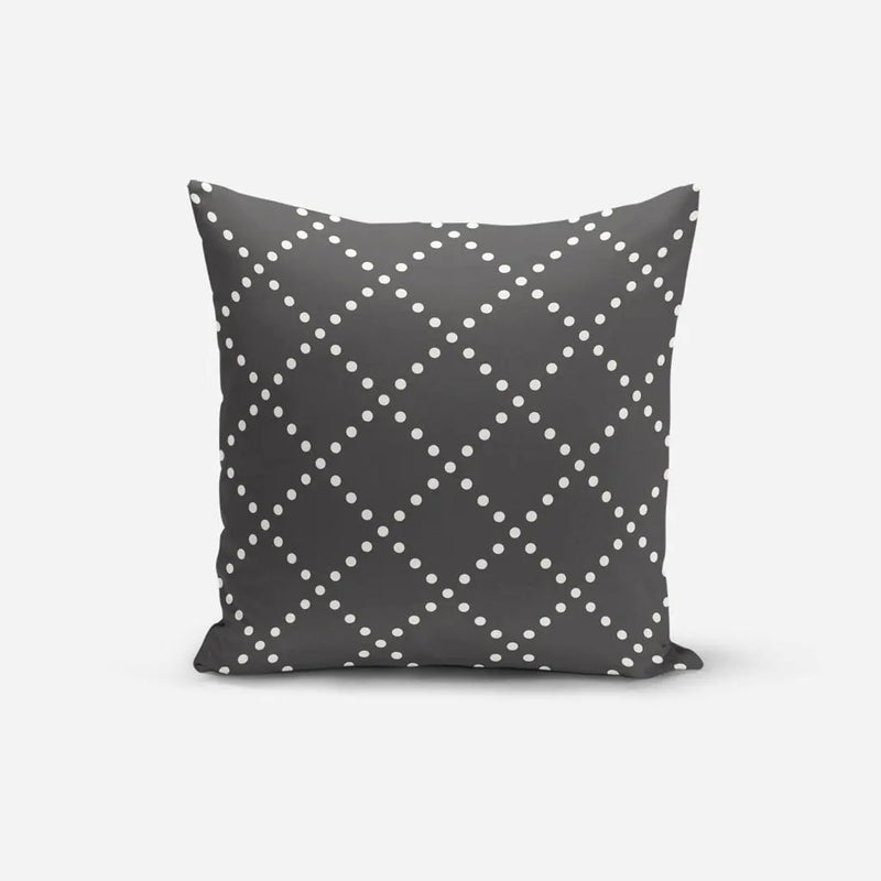 Kit 4 Cushion Covers 45x45cm Geometric Black and White-Yuzo