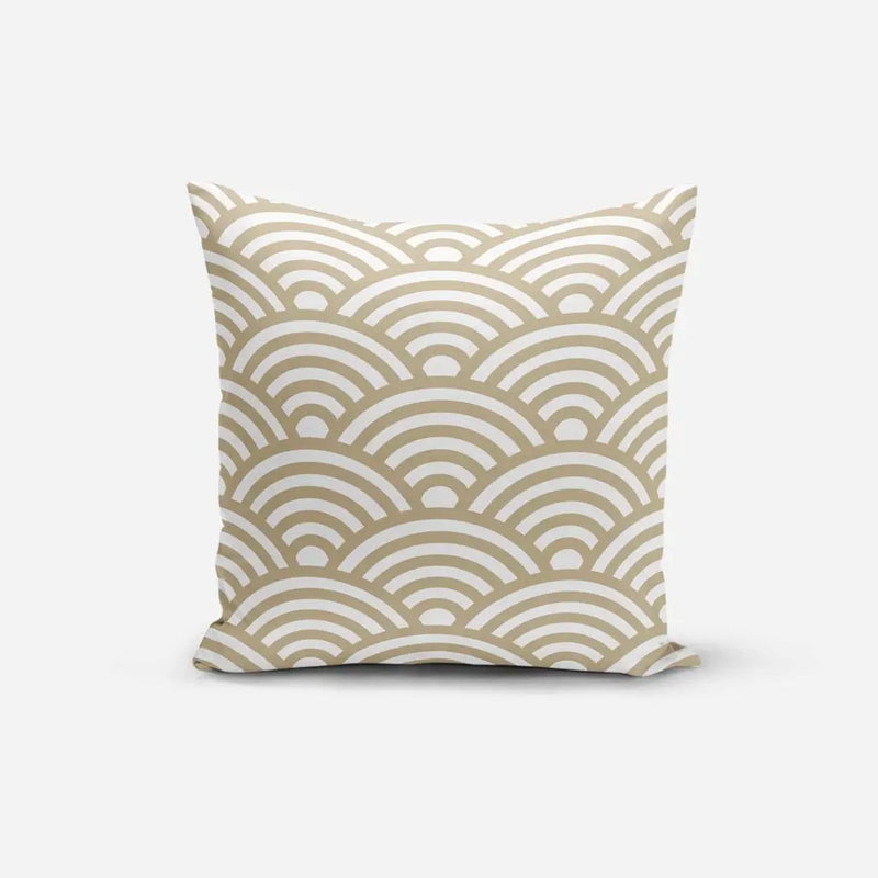 Kit 4 Cushion Covers 45x45cm Floral Beige-Yuzo