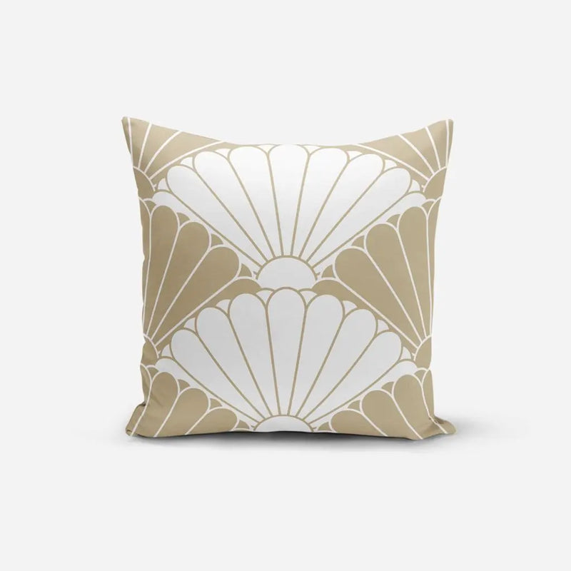 Kit 4 Cushion Covers 45x45cm Floral Beige-Yuzo