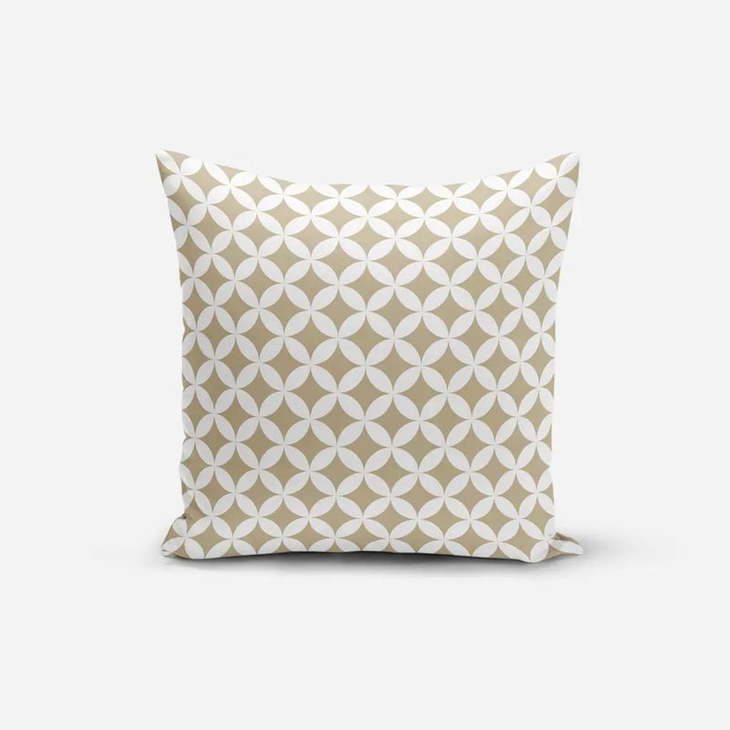 Kit 4 Cushion Covers 45x45cm Floral Beige-Yuzo